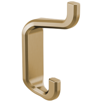 Brizo Levoir™: Double Robe Hook In Luxe Gold