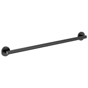Brizo Other: 36″ Linear Round Grab Bar In Matte Black