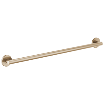 Brizo Other: 36" Linear Round Grab Bar In Luxe Gold