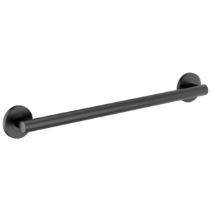 Brizo Other: 24″ Linear Round Grab Bar In Matte Black