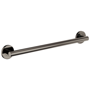 Brizo Other: 24″ Linear Round Grab Bar In Brilliance Black Onyx