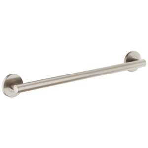 Brizo Other: 24″ Linear Round Grab Bar In Luxe Nickel