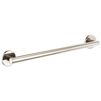 Brizo Other: 24" Linear Round Grab Bar In Polished Nickel
