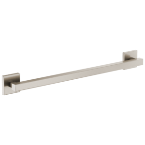 Brizo Other: 24″ Linear Square Grab Bar In Luxe Nickel