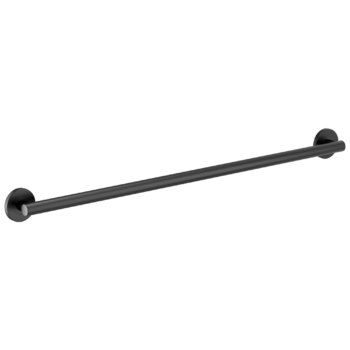 Brizo Other: 42" Linear Round Grab Bar In Matte Black