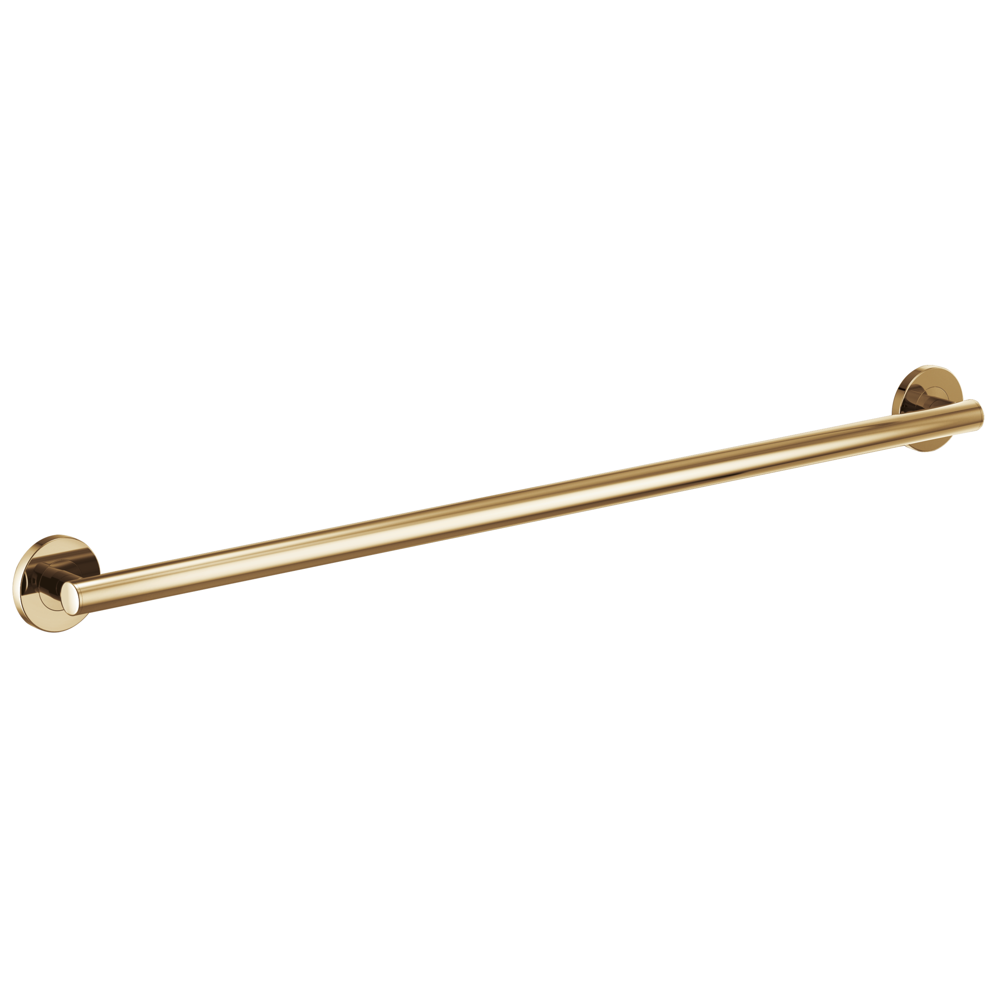 Brizo Other: 42" Linear Round Grab Bar In Polished Gold