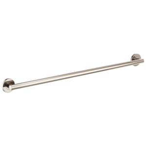 Brizo Other: 42″ Linear Round Grab Bar In Polished Nickel
