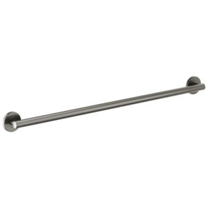 Brizo Other: 42″ Linear Round Grab Bar In Luxe Steel