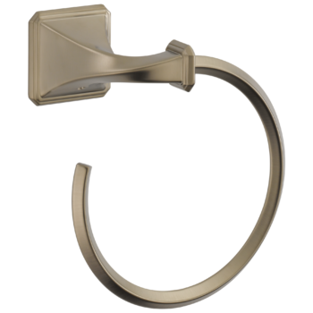 Brizo Virage®: Towel Ring In Brushed Nickel