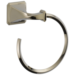 Brizo Virage®: Towel Ring In Polished Nickel