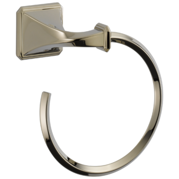 Brizo Virage®: Towel Ring In Polished Nickel
