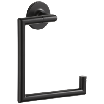 Brizo Odin®: Towel Ring In Matte Black