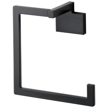 Brizo Siderna®: Towel Ring In Matte Black