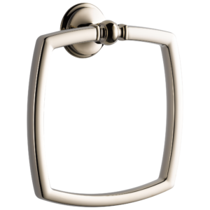 Brizo Charlotte®: Towel Ring In Polished Nickel