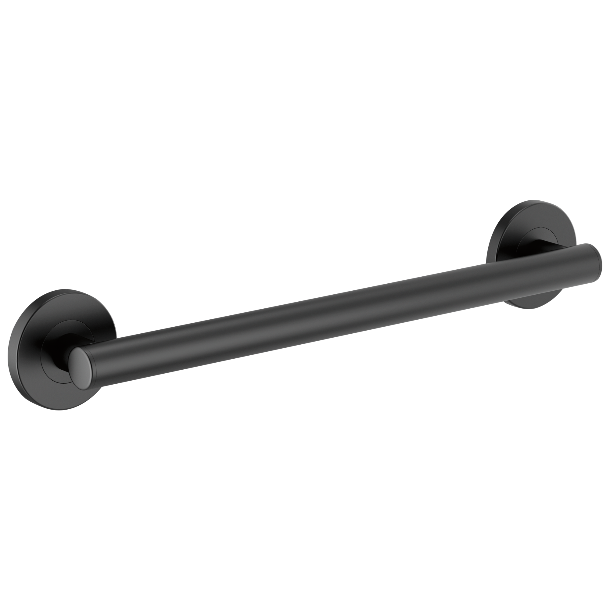 Brizo Other: 18" Linear Round Grab Bar In Matte Black
