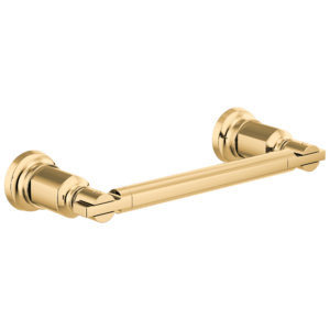 Brizo Invari®: 8″ Towel Bar In Polished Gold