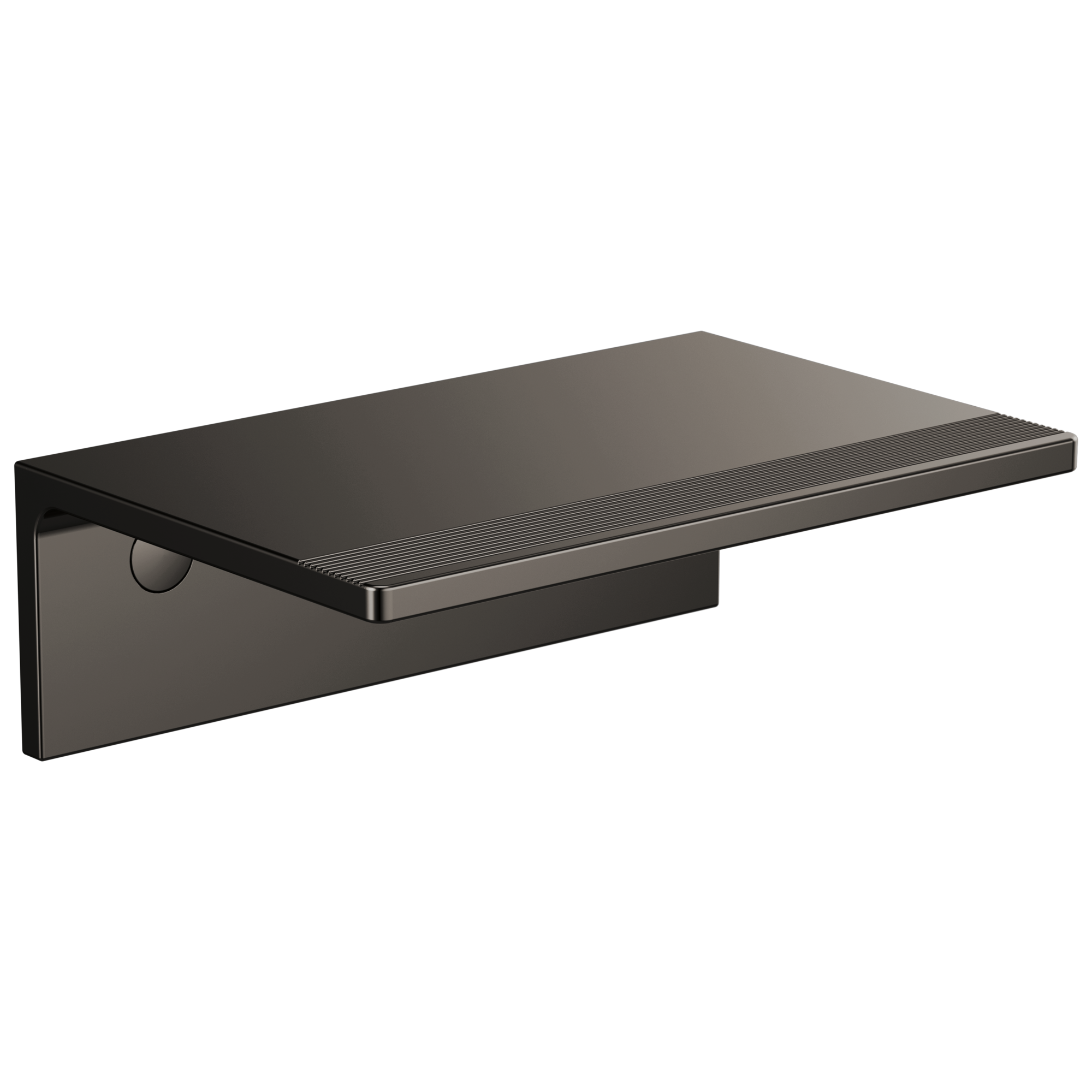 Brizo Kintsu®: Tissue Holder Shelf In Brilliance Black Onyx