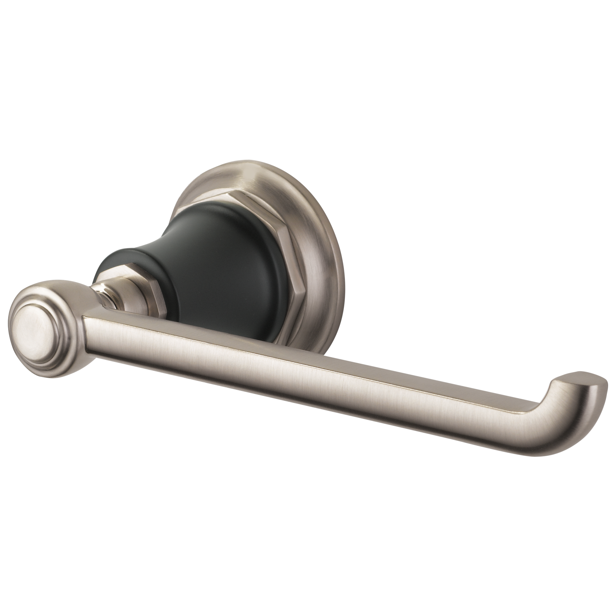 Brizo Rook®: Tissue Holder In Luxe Nickel / Matte Black