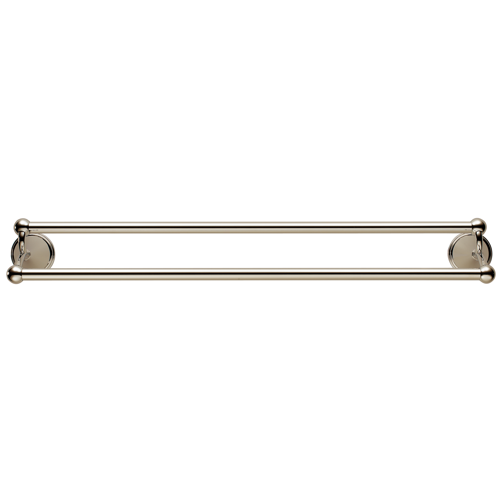 Brizo Brizo Traditional: 24" Double Towel Bar In Polished Nickel