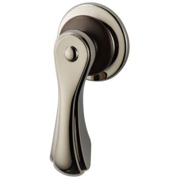 Brizo Charlotte®: Side Mount Flush Lever In Cocoa Bronze / Polished Nickel