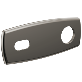 Brizo Allaria™: Optional Wall Plate Lavatory Escutcheon In Brilliance Black Onyx