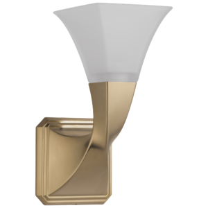 Brizo Virage®: Single Light Sconce In Luxe Gold