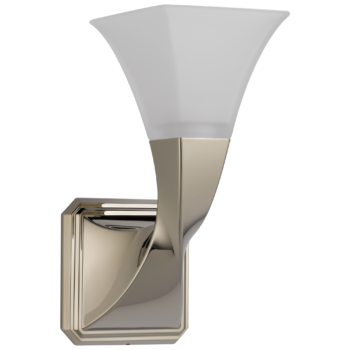 Brizo Virage®: Single Light Sconce In Polished Nickel