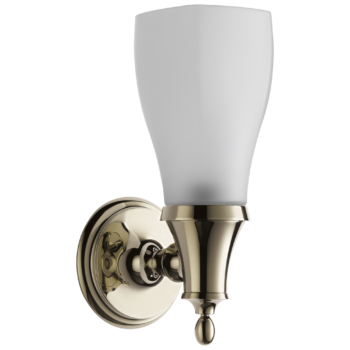 Brizo Charlotte®: Single Light Sconce In Polished Nickel