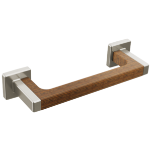 Brizo Frank Lloyd Wright®: Drawer Pull In Luxe Nickel / Teak Wood