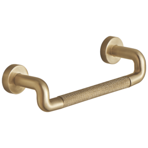 Brizo Litze®: Drawer Pull With Knurling In Luxe Gold