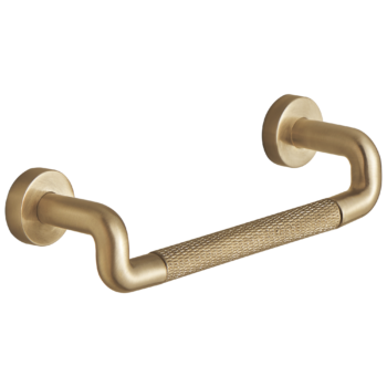 Brizo Litze®: Drawer Pull With Knurling In Luxe Gold