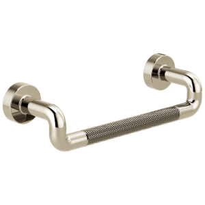 Brizo Litze®: Drawer Pull With Knurling In Polished Nickel