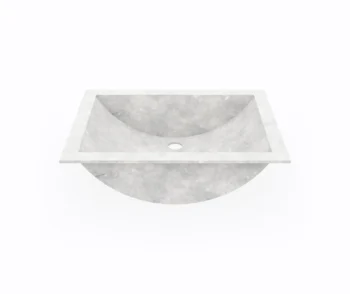 13 x 19 Swanstone Undermount Single Bowl Sink in Ice - Image 2