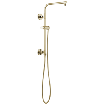 Brizo Essential™ Shower: 18" Linear Round Shower Column In Polished Nickel