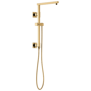 Brizo Brizo Universal Showering: 18″ Linear Square Shower Column In Polished Gold