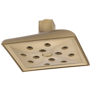 Brizo Virage®: Ceiling Mount Showerhead with H2OKinetic Technology In Luxe Gold