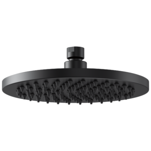 Brizo Brizo Universal Showering: 8″ Linear Round Single-Function Raincan Shower Head – 1.75 GPM In Matte Black