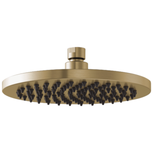 Brizo Brizo Universal Showering: 8″ Linear Round Single-Function Raincan Shower Head – 1.75 GPM In Luxe Gold