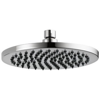 Brizo Essential™ Shower: 8" Linear Round Single-Function Raincan Shower Head - 2.5 GPM In Chrome