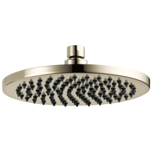 Brizo Brizo Universal Showering: 8″ Linear Round Single-Function Raincan Shower Head – 1.75 GPM In Polished Nickel