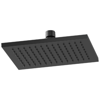 Brizo Siderna®: Rectangular Raincan Showerhead In Matte Black