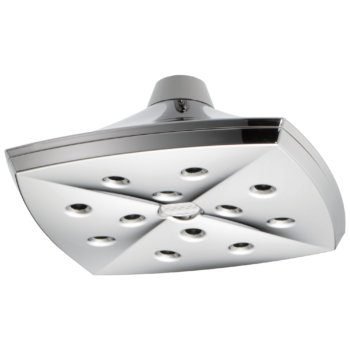 Brizo Charlotte®: H2OKinetic® Square Raincan Showerhead In Chrome