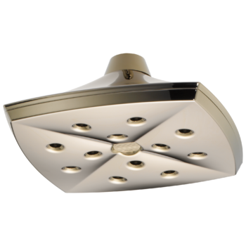 Brizo Charlotte®: H2OKinetic® Square Raincan Showerhead In Polished Nickel