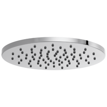 Brizo Essential™ Shower: 12" Linear Round Single-Function Raincan Shower Head - 1.75 GPM In Chrome