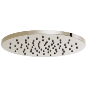 Brizo Brizo Universal Showering: 12″ Linear Round Single-Function Raincan Shower Head – 1.75 GPM In Polished Nickel
