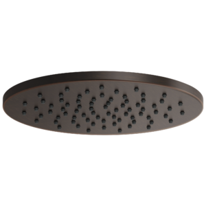 Brizo Essential™ Shower: 12″ Linear Round Single-Function Raincan Shower Head – 1.75 GPM In Venetian Bronze