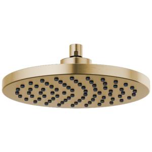 Brizo Brizo Universal Showering: 10″ Linear Round Single-Function Raincan Shower Head – 1.75 GPM In Luxe Gold