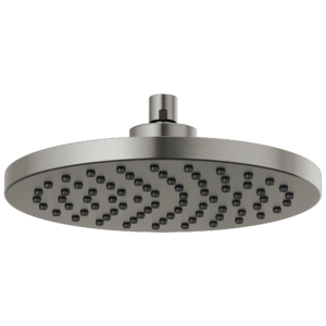 Brizo Brizo Universal Showering: 10″ Linear Round Single-Function Raincan Shower Head – 1.75 GPM In Luxe Steel