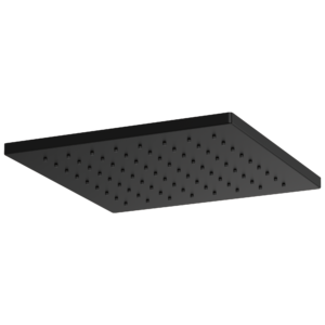Brizo Essential™ Shower: 12″ Linear Square Single-Function Raincan Shower Head – 1.75 GPM In Matte Black
