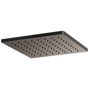 Brizo Other: 12″ Linear Square Single-Function Raincan Shower Head – 1.75 GPM In Brilliance Black Onyx